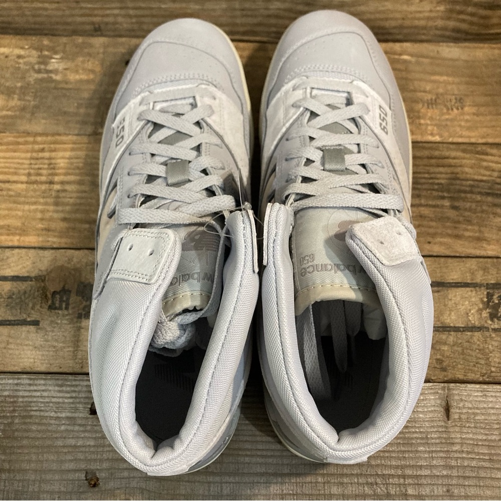 New Balance Men’s 650 Basketball Shoe BB650RGG Grey White sz 11.5,12,13 - Picture 6 of 8